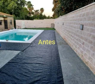 Césped artificial y jardinería