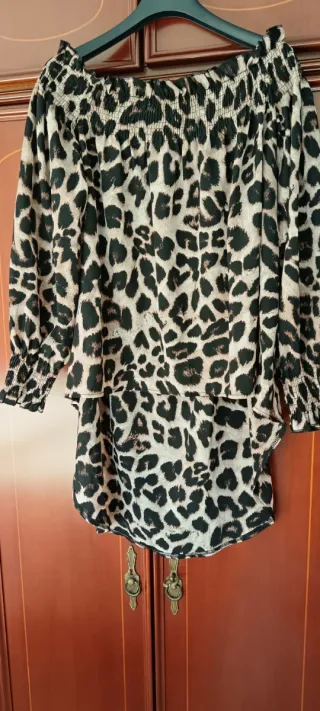 Blusa Zara Estampado Animal