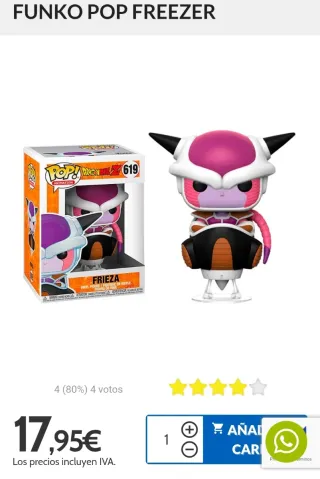 Funko Pop! Freezer 619 Dragon Ball Z