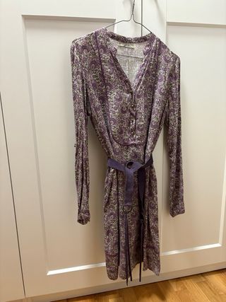 Vestido de Amichi flores lilas