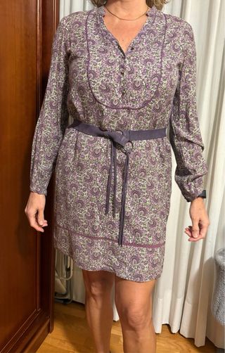 Vestido de Amichi flores lilas