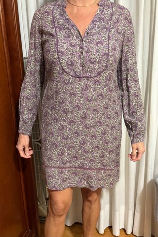 Vestido de Amichi flores lilas