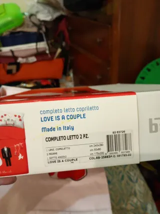 Completo letto 2 p Bassetti Just Married