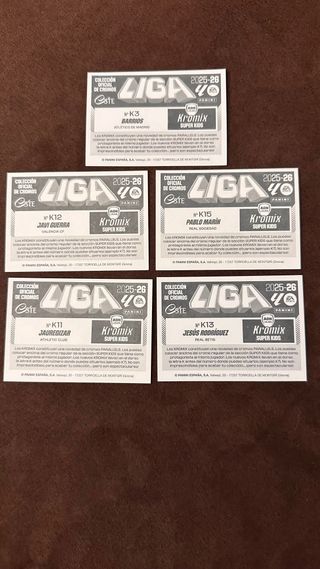 Panini Super Kids Kromix Cromos Fútbol