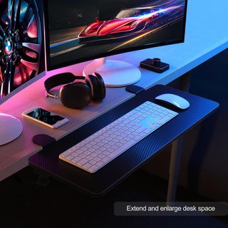 Extensión Escritorio Ergonómica Negro Carbono