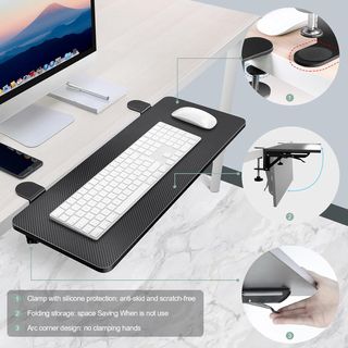 Extensión Escritorio Ergonómica Negro Carbono