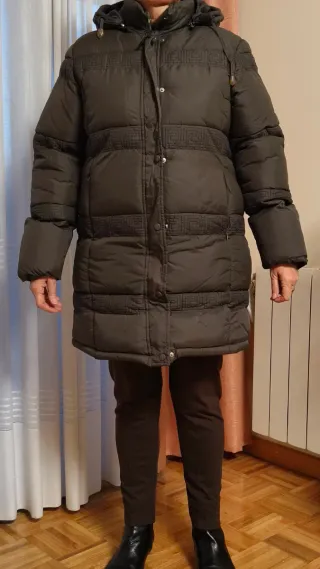 Abrigo Anorak Marrón Verde