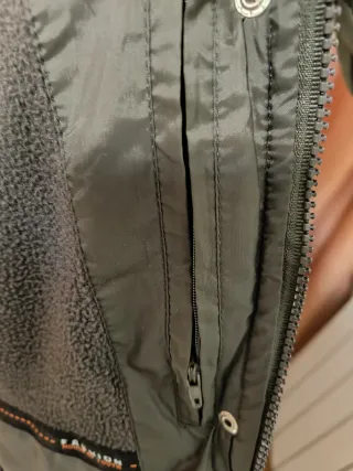 Abrigo Anorak Marrón Verde