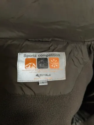 Abrigo Anorak Marrón Verde