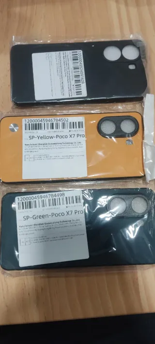 Fundas Xiaomi Poco X7 Pro (Amarillo y Verde)