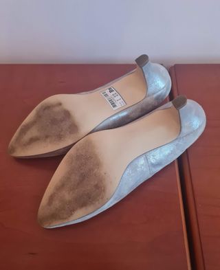 Zapatos planos Laura di Sarpi beige/gris