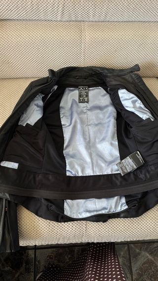 Chaqueta Cuero Negra AlpineStars Talla XS