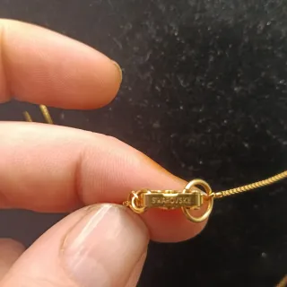 Collana Swarovski Punto Luce colore Oro giallo