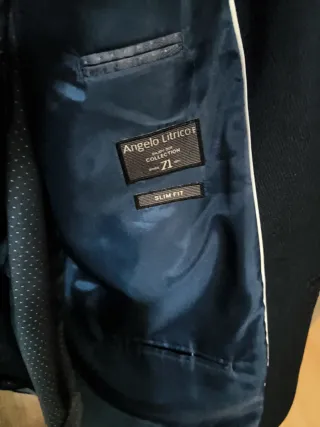 Traje Chaqueta y Pantalón Azul marino oscuro