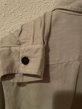 Sobrecamisa Zara Beige