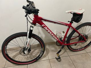 Bicicleta Montaña Cannondale Roja