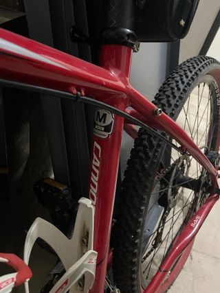 Bicicleta Montaña Cannondale Roja