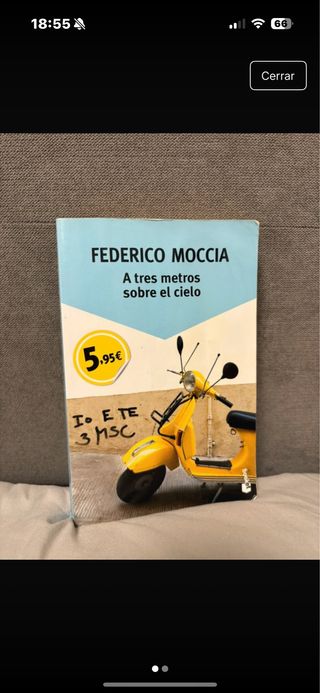 A tres metros sobre el cielo