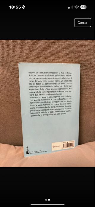 A tres metros sobre el cielo