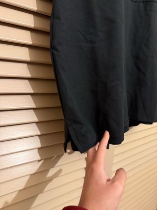 Vestido negro sin estrenar con falda pantalón