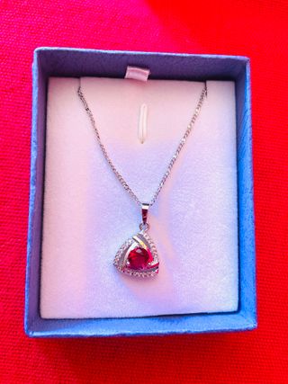 Lote bisutería mujer: collar, anillos y pendientes