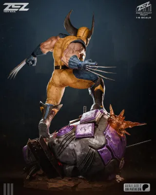 Figura Wolverine, kit de resina.