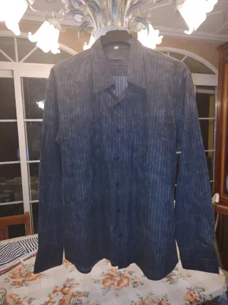 Camisa de vestir hombre rayas