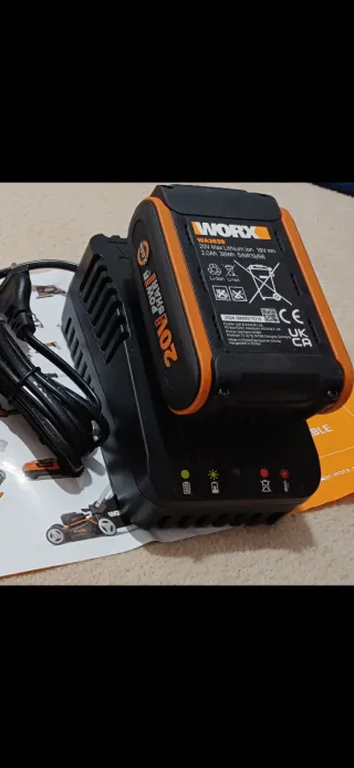 Cargador y Batería Worx 20V