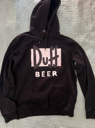 Sudadera Duff Negra Talla M