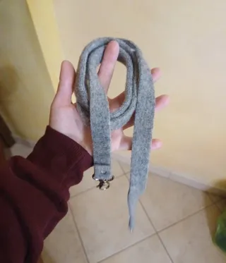 Borsa grigia in panno