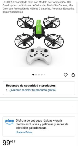 NUEVO Dron RC Mini Principiantes 2 Baterías