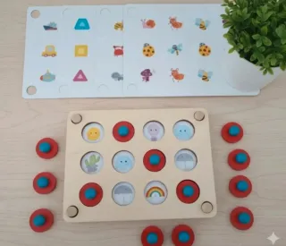 Juguete Montessori Juego de memoria