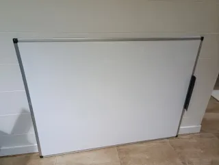 Pizarra magnética blanca