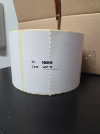 Rollo etiquetas térmicas 85x155