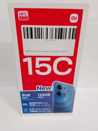 Xiaomi Redmi 15c Sin Estrenar 128GB Negro