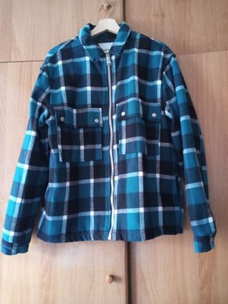 Parka camisa cuadros sin estrenar de Zara talla M