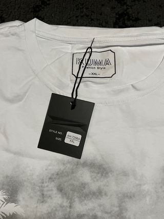Camiseta KUMA Talla XXL Estampado Palmeras