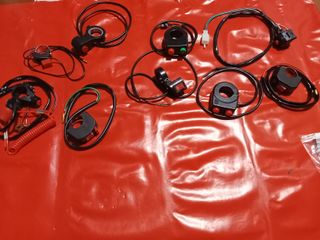 Botón de paro y luces para moto