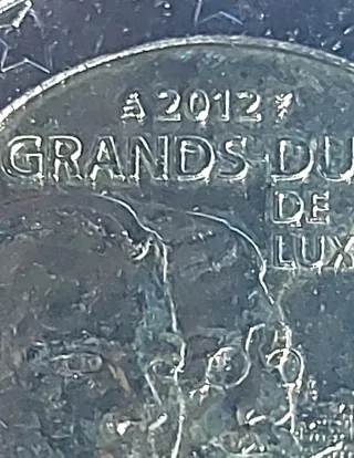 Luxemburgo 2 Euros 2012 y SelloS/C