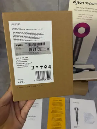 Secador Dyson Super sonic Rosa y Gris