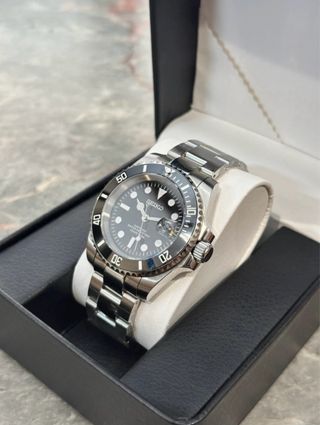 Reloj Seiko Mod Submariner Negro negociable
