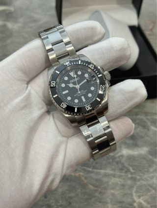 Reloj Seiko Mod Submariner Negro negociable
