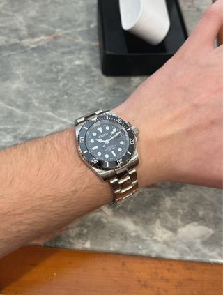 Reloj Seiko Mod Submariner Negro negociable