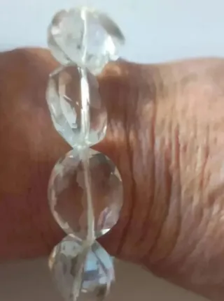 Collar y pulseras de piedras y plata