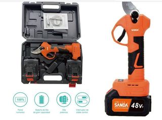 Tijeras eléctricas 48VF con 2 baterías, nueva