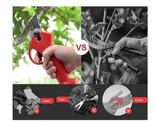 Tijeras eléctricas 48VF con 2 baterías, nueva