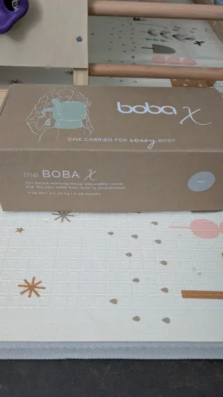 Portabebés Boba X Gris