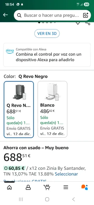 Roborock Qrevo Robot Aspirador y Fregasuelos