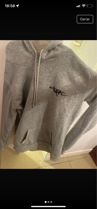 Sudadera Tupac Gris