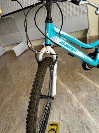 Bicicleta azul Lady casi nueva